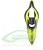 SAB Voll Carbon Airbrush Haube Gelb/Carbon - Goblin 500 Sport