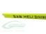 SAB Carbon Heckrohr GELB - GOBLIN 500 Sport