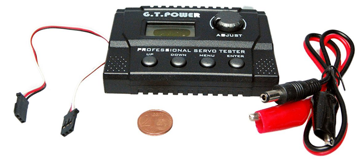 Testeur De Servo Multimode Fesjoy GTPOWER - Pour Servos RC Avion, Hélico, Voiture - Écran LCD - Alimentation 7,4-12V