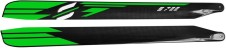 SAB S722 CFK ROTORBLTTER 721 mm / MAIN BLADES - GRUEN