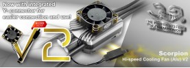 Scorpion Hi-Speed Alu Lüfter V2 / Cooling Fan (40mm)