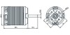Align 460MX Brushless Motor (1800KV) - TREX 450 Dominator