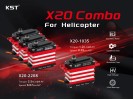 KST X20 SERVO COMBO 3x X20-2208 V8.0 / 1x X20-1035 V3.0 HELI