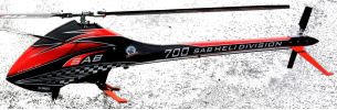 SAB GOBLIN 700 SPEED inkl. Speed Blades - BLACK / RED CARBON