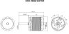 Scorpion HK-4025-890KV V3 mit 6mm Welle